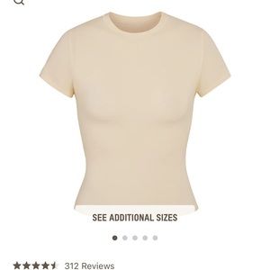 Skims Fits Everybody T Shirt Sand